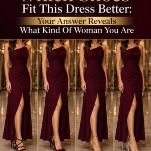 Which Shoes Fit This Dress Better? Your Answer Reveals What Kind Of Woman You Are