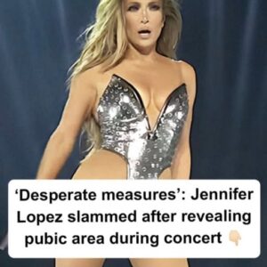 Jennifer Lopez slammed after revealing her pubic area during concert