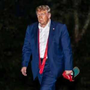 Late-Night Sighting: Trump Spotted With Mysterious Item