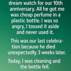 The Unopened Bottle, Why I Secretly Resented My Husbands Cheap Anniversary Gift Until A Tragic Accident Revealed His Final Message