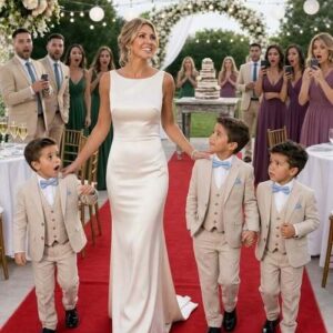 I Took My 4-Year-Old Triplets to My Millionaire Ex-Husband’s Wedding — But When His Powerful Family Saw Three Tiny Boys With His Exact Eyes and Smile Step Out of the SUV Beside Me, the Bride Dropped Her Bouquet, His Mother Shattered a Champagne Glass, and the Entire Wedding Collapsed Into Public Scandal, Secrets, Lawsuits, Revenge, and Absolute Humiliation Forever