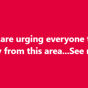 Police are urging everyone to stay away from this area