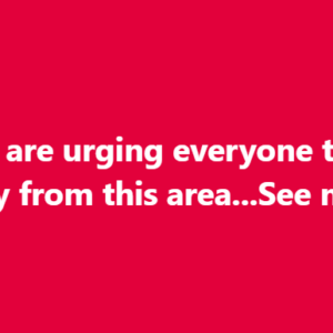 Police are urging everyone to stay away from this area