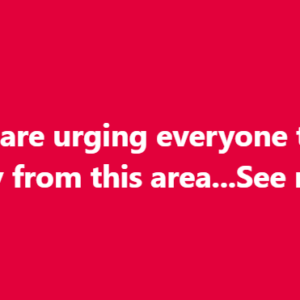 Police are urging everyone to stay away from this area