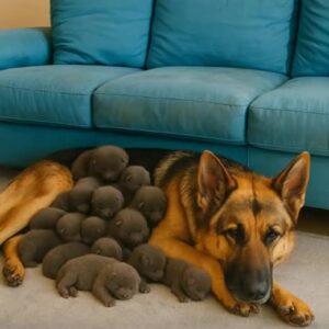 Biker Helps Starving German Shepherd — What Happened Next Shocked Everyone
