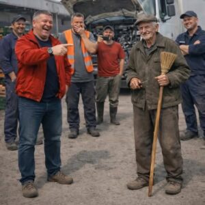 “Fix the Truck and It’s Yours,” the Owner Mocked the Elderly Janitor— After What He Did Next, the Laughter Died Instantly
