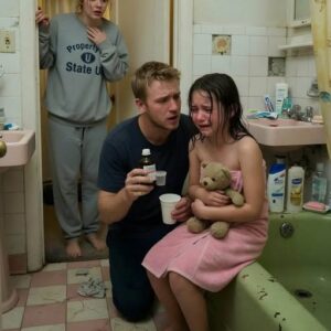 My five-year-old daughter always bathed with my husband.