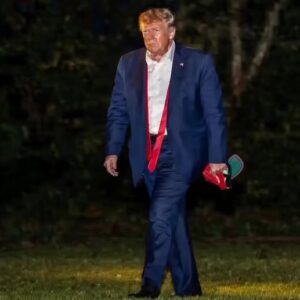 Late-Night Sighting: Trump Spotted With Mysterious Item