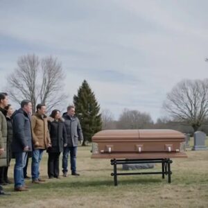 During the funeral of a 60-year-old farmer, his loyal horse burst into the cemetery while several men tried to stop the crazed animal, and then began furiously striking the coffin lid with its hooves: everyone present froze in horror when the lid cracked open and they saw what was hidden inside