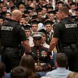 Security Approached a Marine at Graduation — Then Six Young Men Stepped Forward