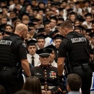 Security Approached a Marine at Graduation — Then Six Young Men Stepped Forward