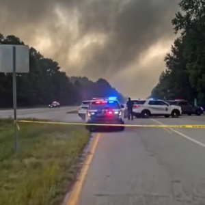 Police are urging everyone to stay away