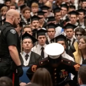 Security Approached a Marine at Graduation — Then Six Young Men Stepped Forward