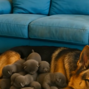 Biker Helps Starving German Shepherd — What Happened Next Shocked Everyone