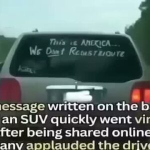 How One SUV Message Sparked a Nationwide Conversation About Success
