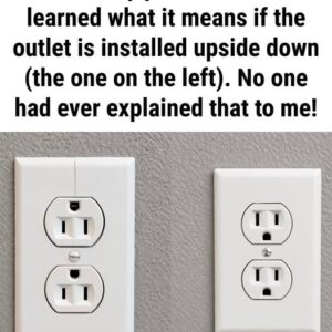 Why Some Wall Outlets Are Installed Upside
