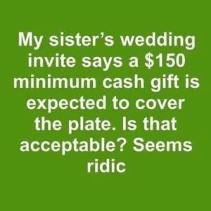 Is It Rude to Ask Wedding Guests for a Minimum Cash Gift? The Debate Dividing Modern Weddings