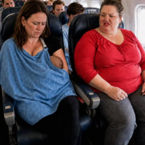 I Was Breastfeeding My 5-Month-Old Baby When the Woman Sitting Next to Me on the Plane Said, ‘Lock Yourself in the Toilet’ – Then My Older Daughter Put Her in Her Place