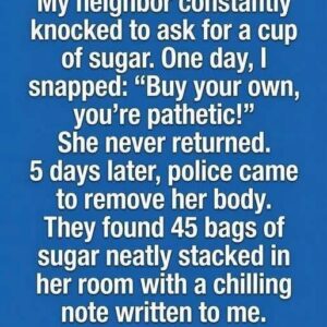 The Sweetness Left in the Dark What My Neighbors 45 Bags of Sugar Taught Me About Indifference