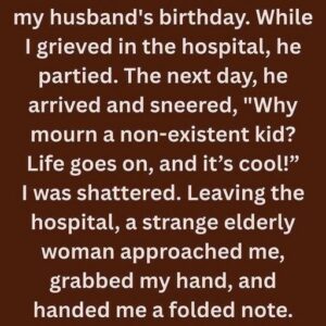 I Lost My Baby on My Husband’s Birthday — His Response Shattered Me, but His Mother Stepped In